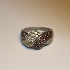 Sterling Silver Crystal Ring